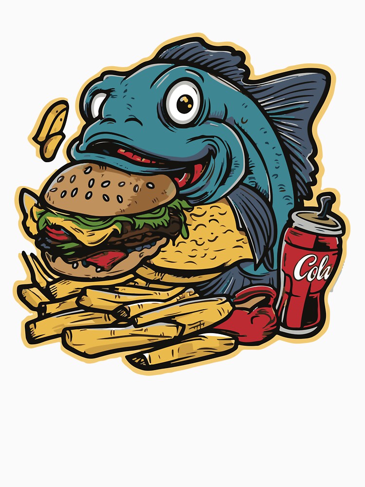 Fish on a Fast Food Diet by MegaKicia