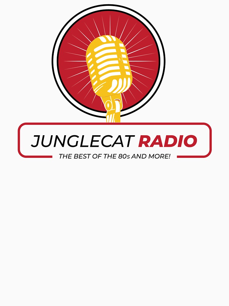 JungleCat Radio Red Logo Tees by JungleCatRadio