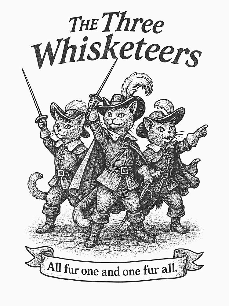 The Three Whisketeers – All Fur One and One Fur All by soycig