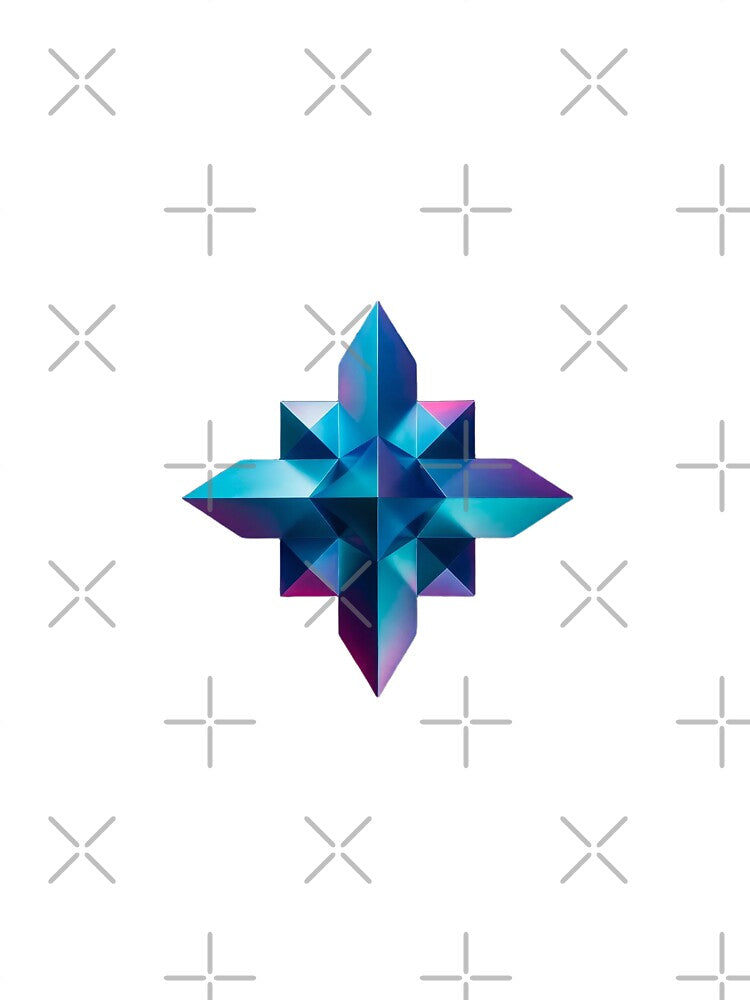 Modern geometric cross by Arthography