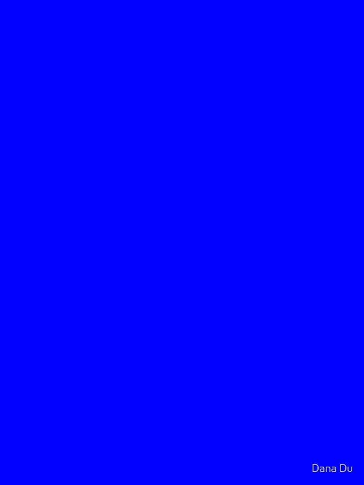 Neon Blue solid color by Dana Du