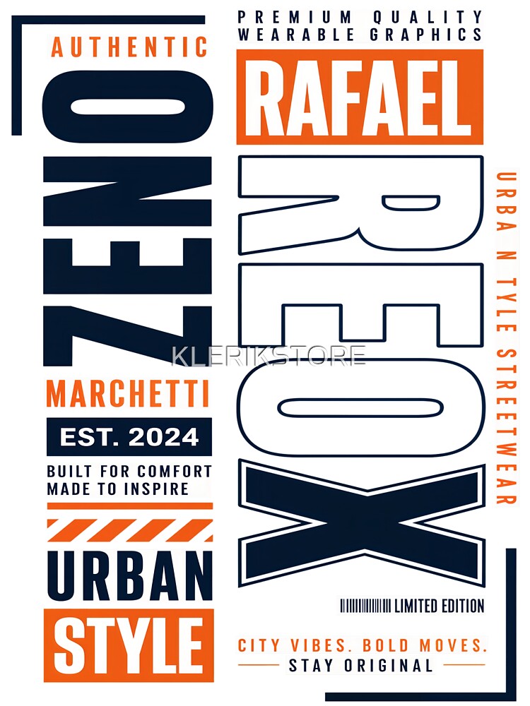 Zeno Rafael Marchetti Urban Style Streetwear by KLERIKSTORE