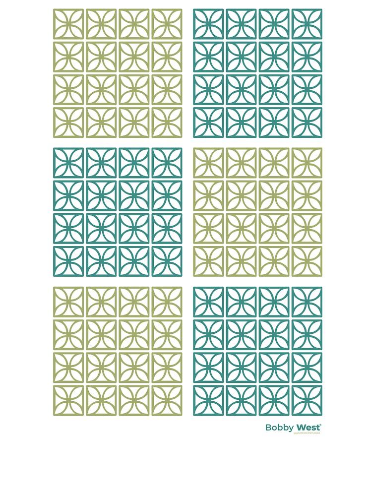 Mid Century Breeze Block Designed By Bobby West by BobbyWest1965