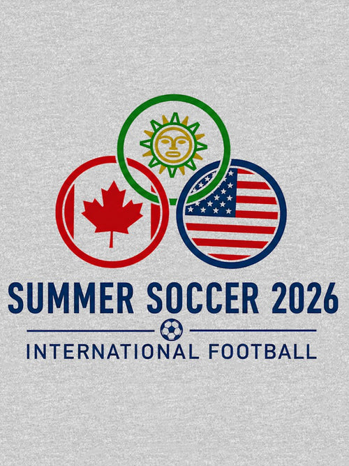 2026 International Soccer Tri-Nation Fan Graphic T-Shirt - Summer Football Tournament Apparel by Mustaph-Shop