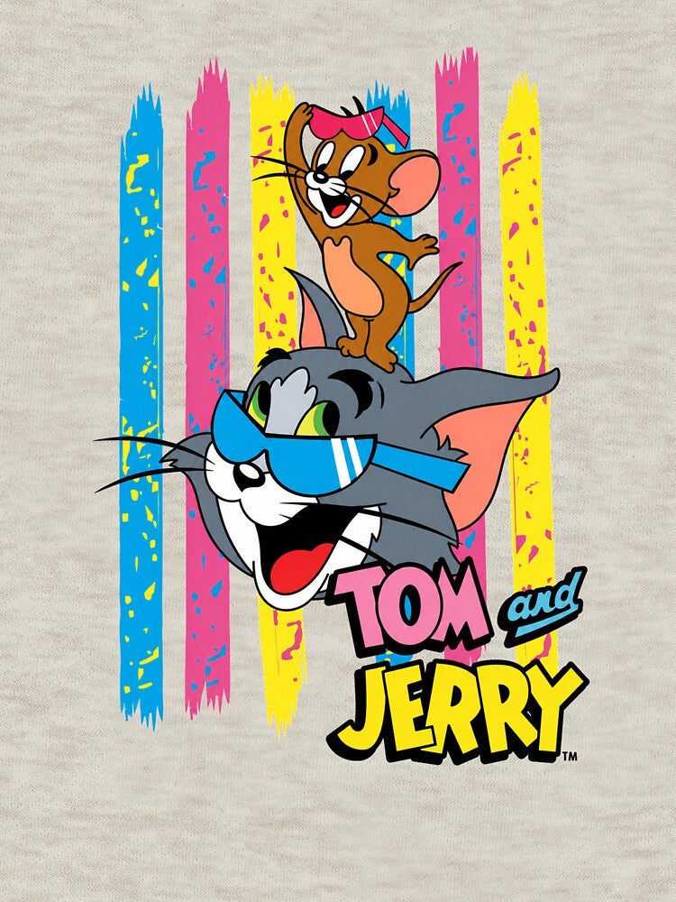 Tom and Jerry Vintage Cartoon Retro Design by Cherry Glow