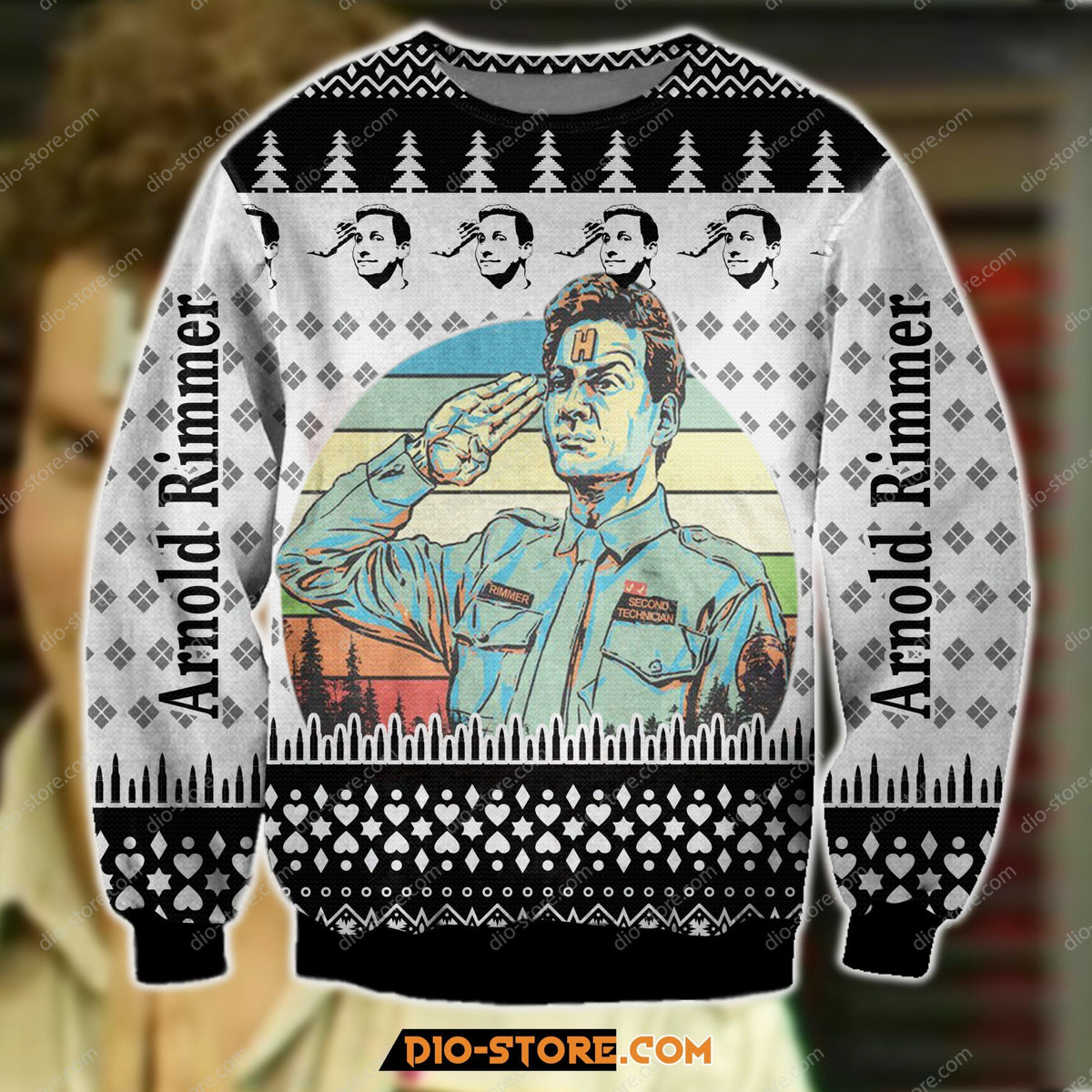 Red Dwarf Arnold Rimmer 3D Print Ugly Christmas Sweater
