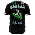 BEST Rick & Morty wubba lubba Illinium black Baseball Jersey