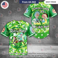 Rick N Morty Smoke Smoke Weed Baseball Jersey