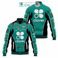 BEST Ross Chastain Clover Baseball Jacket