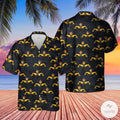 Royal Navy Dolphins Badge Themed Unique Hawaiian Shirt Design