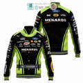 BEST Ryan Blaney Menards Baseball Jacket