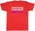 Personalised Warning May Start Talking About Mens T-Shirt Any Custom Text Tee