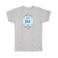 Gift T-Shirt : Best Poet Ever Blue Stripes Boho Floral Roses