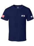 MEN PRINTED K-9 K9 USA FLAG POLICE STAFF SECURITY FUNNY CUSTOM HALLOWEEN T-SHIRT