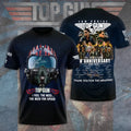 Top Gun 40th Anniversary 3D Apparel Tshirt