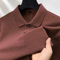 Men's Cotton Long Sleeve Polo Shirt | Autumn Casual Golf Top M–4XL 16 Colours