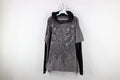 Vtg Y2K MMA Elite Mens XL Skeleton Skull Layered Thermal Knit Hoodie T-Shirt