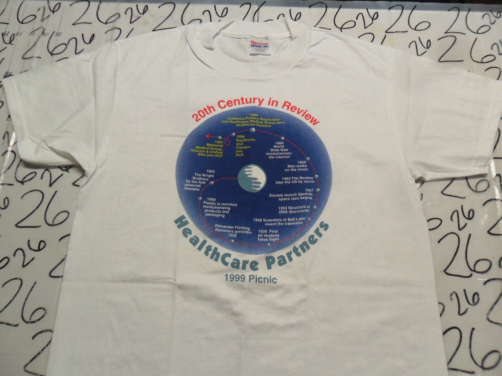 Large NWOT Centage 1999 Healthcare Partners Picnic Shirt