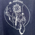 Y2k Dr. Neptune Punk Rock Grunge Band Short Sleeve Navy Blue Graphic T Shirt LG