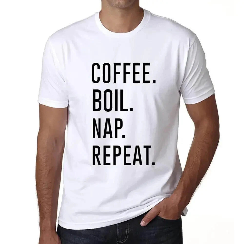 ULTRABASIC men's t-shirt coffee porridge nap rehearsal coffee boil nap