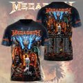 Megadeth This Was Our Life 2026 3D Apparel Tshirt