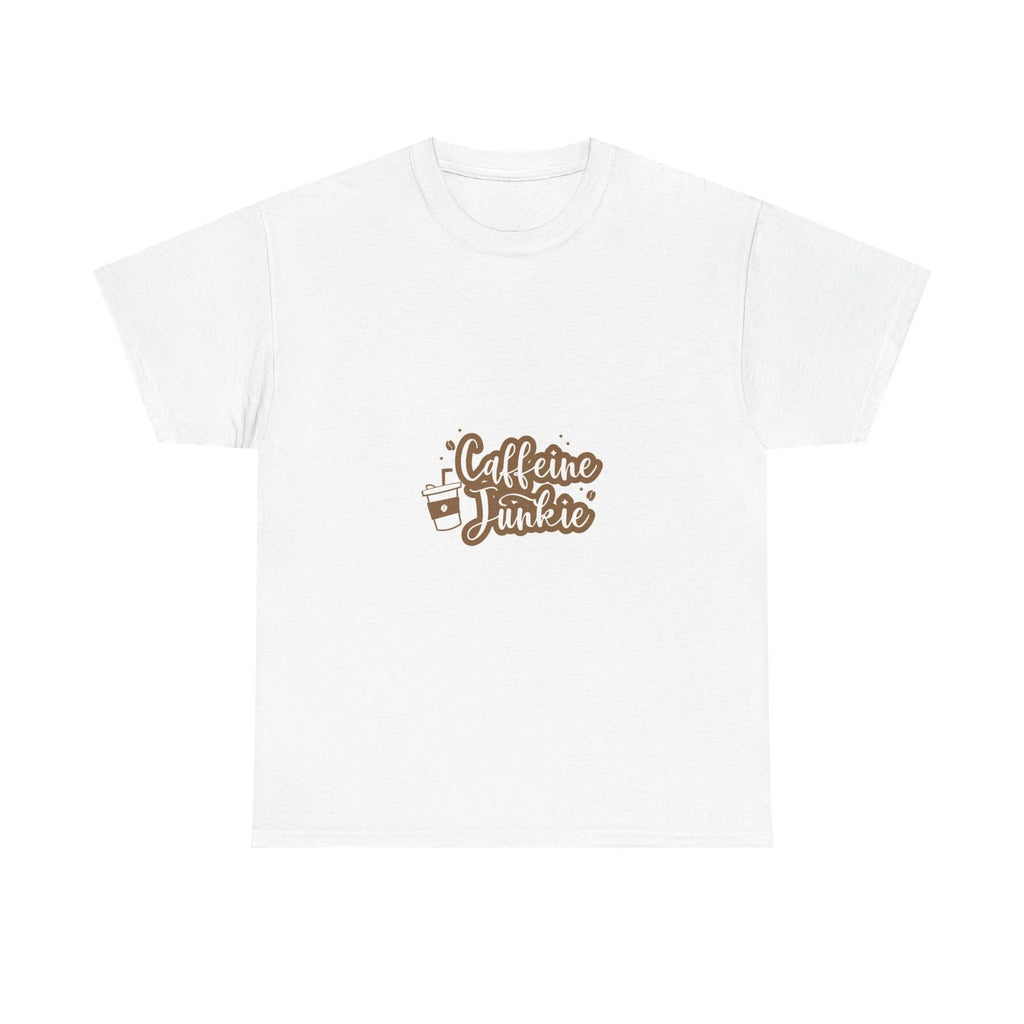 Caffeine Junkie Tee - Unisex Heavy Cotton Shirt, Coffee Lover Gift, Fun [...]