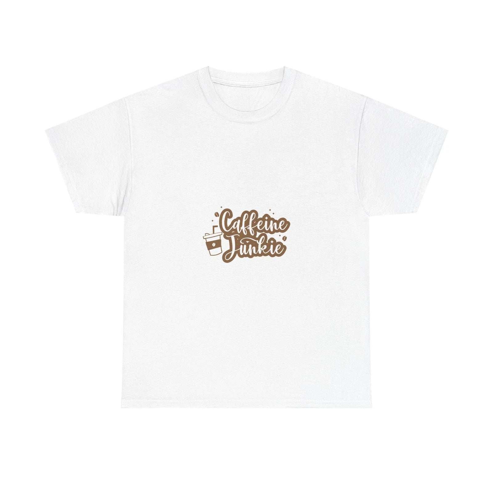 Caffeine Junkie Tee - Unisex Heavy Cotton Shirt, Coffee Lover Gift, Fun [...]