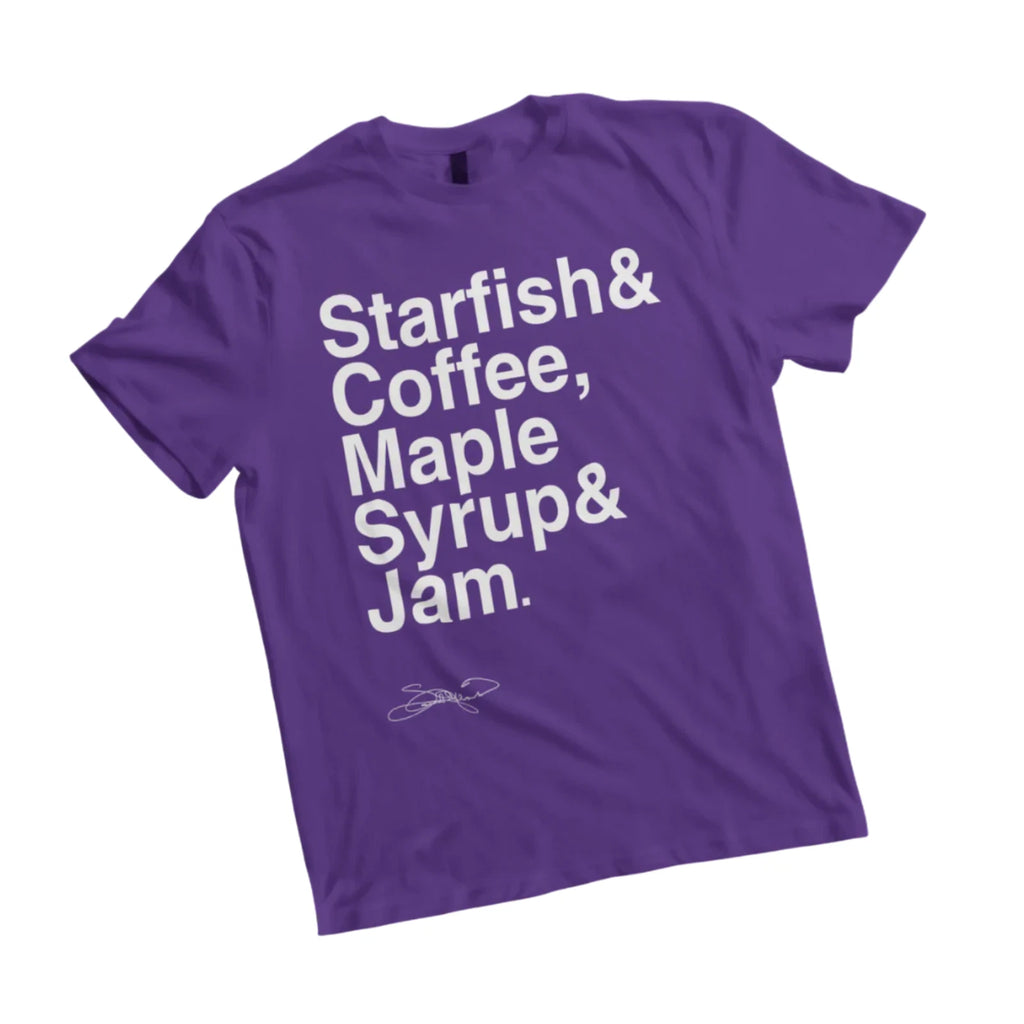 Starfish and Coffee T-Shirt with Susannah Melvoin Signature - Official Store
