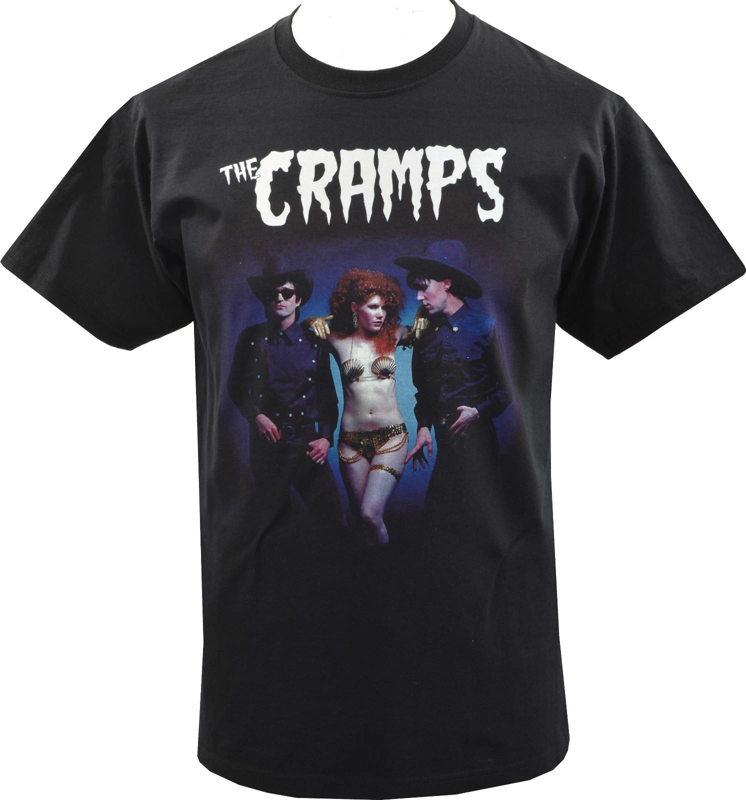 The Cramps Mens Psychobilly T-Shirt Cowboys Garage Poison Ivy Lux Interior S-5XL