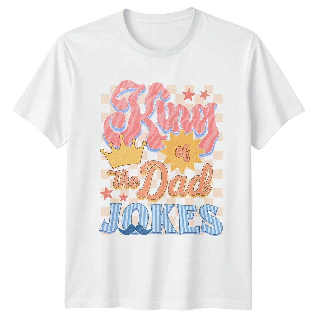 King Of The Dad Jokes Mens T-Shirt Dad Jokes Fatherhood Fathers Day Gift For Him