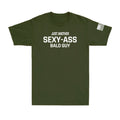 Just Another Sexy Bald Guy US Flag Funny Grandpa Dad Joke Humor Men's T-Shirt