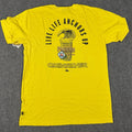 Quiksilver x Pacifico Cerveza Beer T Shirt Mens XL Yellow Limited Rare NEW