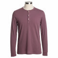 UNTUCKit Henley Shirt Yannik Men Medium M Burgundy Maroon Button Casual Top