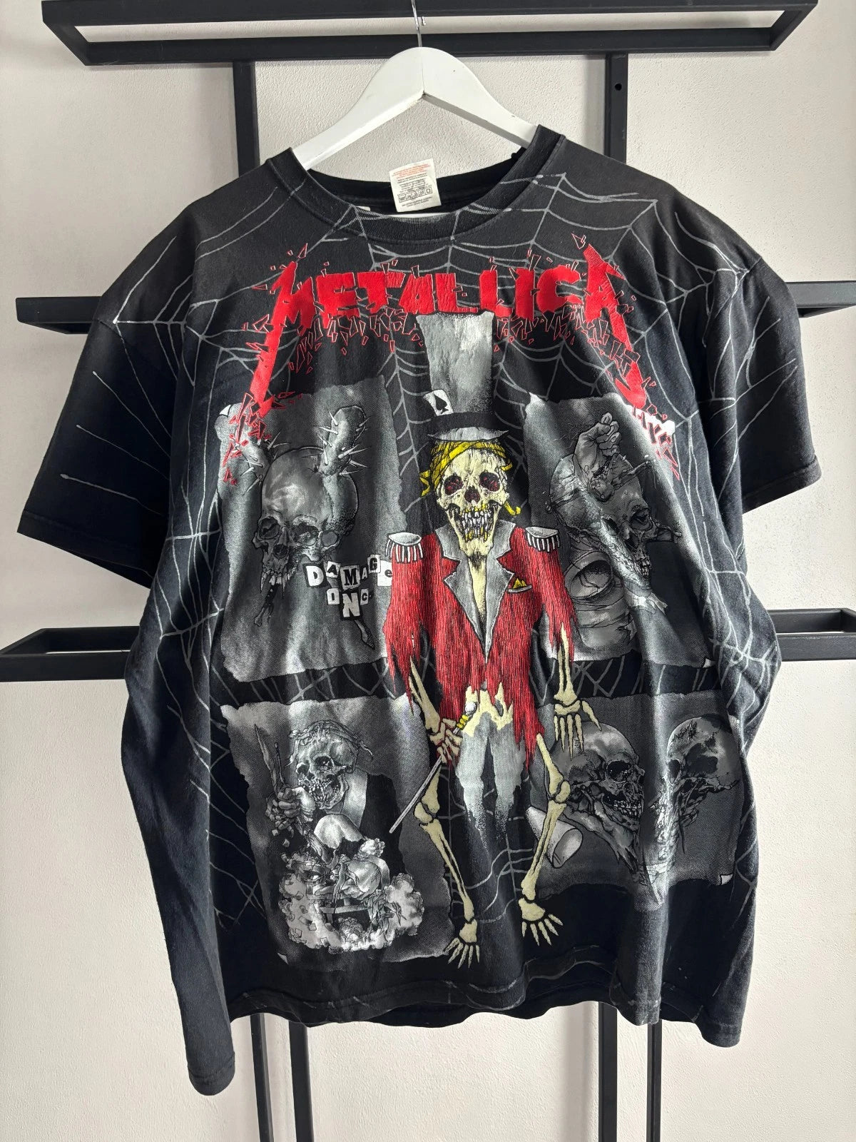 Metallica Vintage 1992 Pushead  Ringmaster All Over Print T-Shirt