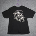 Y2K Josh Davis T Shirt Mens XL Grunge Goth Skull Reaper Retro Skater Streetwear