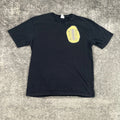 Zara Shirt Mens XL Black Noise Pop Patch Graphic Tee Portugal Streetwear Art Tee