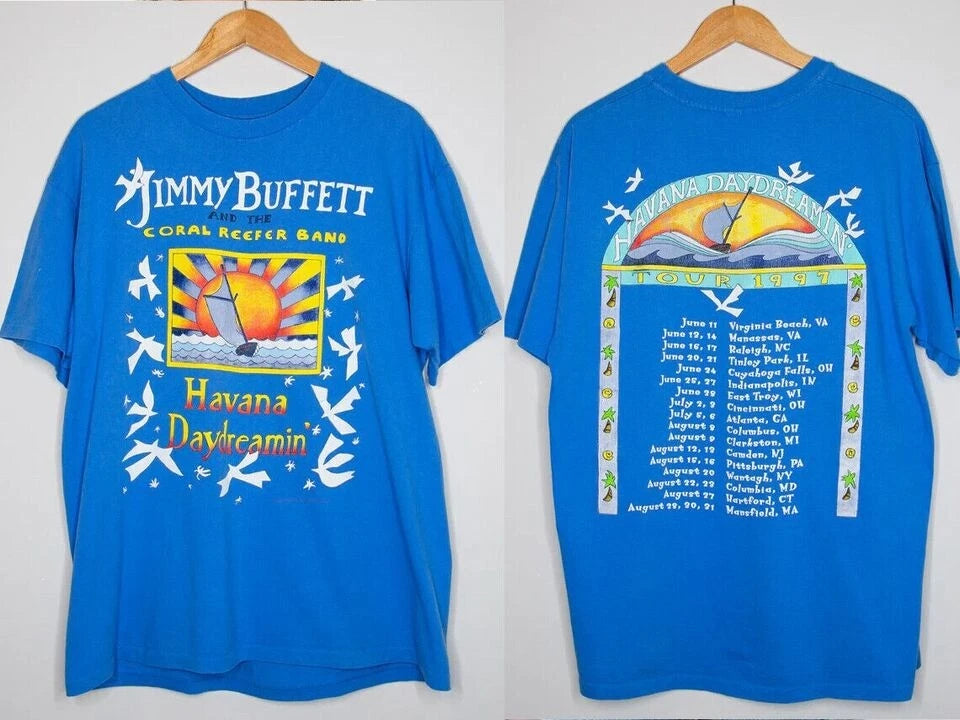 Jimmy Buffett Concert Tour T-Shirts All Size S-5XL Gift For Fans