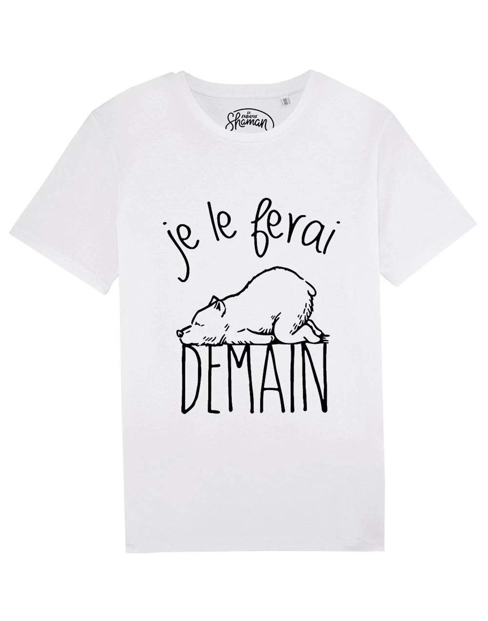 Men's Short Sleeve T-Shirt White, I Will Do It Tomorrow