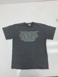 Tennesse River Mens Dark Grey Funny Saying Graphic Tee Size Large