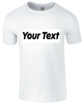 Personalized Custom Print Your Own Text On Customized Men's T Shirt New USA Gift