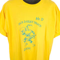 Vintage Jack Dailey Track T Shirt Mens Size XL Yellow Y2K Las Vegas School