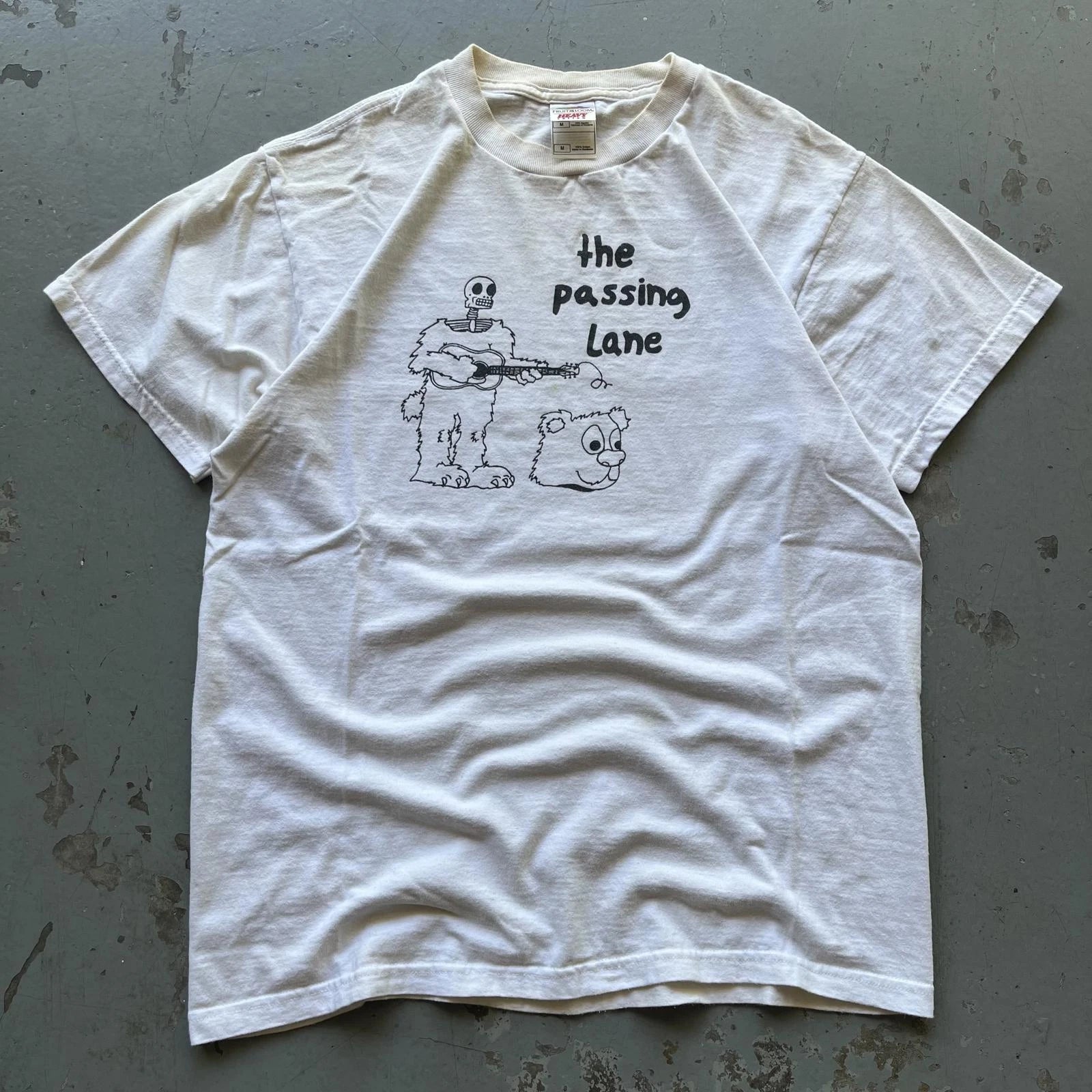 Vintage Y2K The Passing Lane Skeleton Funny Band Shirt