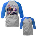 Drift Legend Imported Tuned Custom JDM Sports Car 3/4 Sleeve Raglan