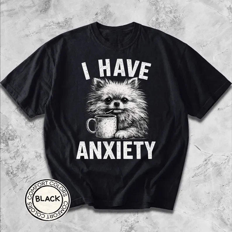 I Have Anxiety Shirt, Funny Anxiety Tee, Anxious Hedgehog Shirt, Introvert Shirt