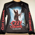Ozzy Osbourne Scream Long Sleeve T-Shirt Size XL & 2XL XXL Hard Rock New!