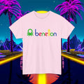 Custom Benetton vintage 1980s design t-shirt, Unisex for men and women, 90s tee