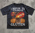 I Refuse to Tolerate Gluten Funny Cat Meme Tee Shirt, Cats Lover Gift