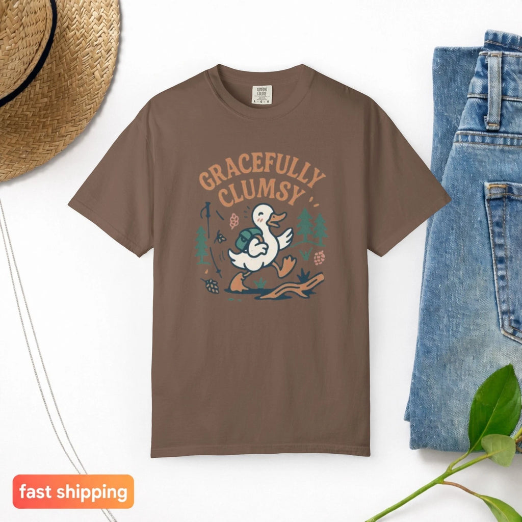 Gracefully Clumsy Duck Unisex Comfort Colors T-shirt