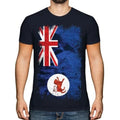 Tasmanien Grunge Flagge Herren T-Shirt Tasmanischer Hemd Jersey Geschenk