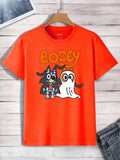 Booey Halloween T-Shirt, Spooky Cartoon Shirt, Halloween Family Match Tee Top